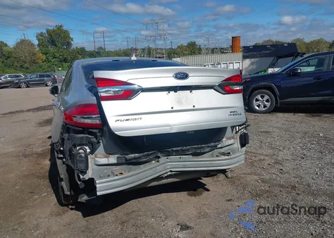 2019 Ford Fusion Hybrid Sel из США, поврежденный, VIN 3FA6P0MU6KR165403